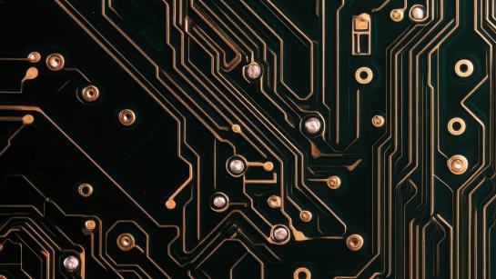 Abstract background with a circuit board pattern